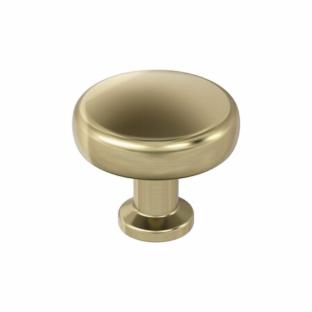 AMEROCK Factor 1-1/4 inch 32mm Diameter Golden Champagne Cabinet Knob BP36780BBZ